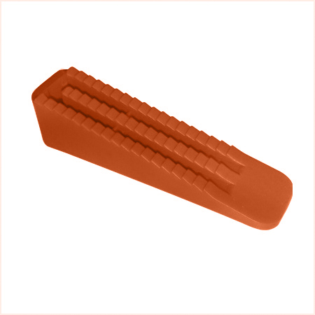 Cuña dentada para nivelador